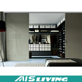 Conceptions en bois modernes de garde-robe de chambre à coucher de grande capacité (AIS-W227)